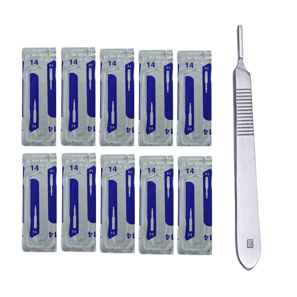 Swann-Morton No 14 Dermaplaning Blades &amp; No 3 Handle