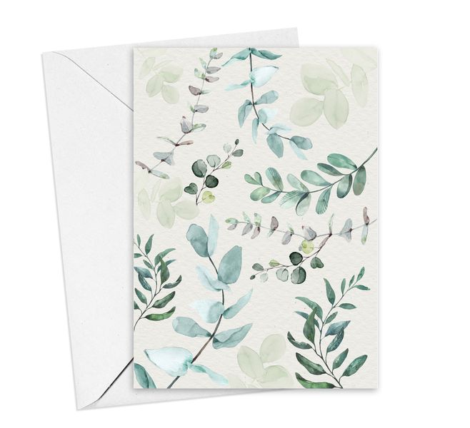 Greeting Cards: Watercolour Eucalyptus (5 Pack)