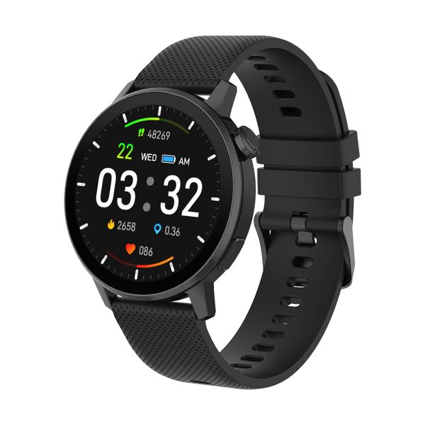 Volkano Orion GPS Smartwatch with Bluetooth Calling &amp; AMOLED Display- Black