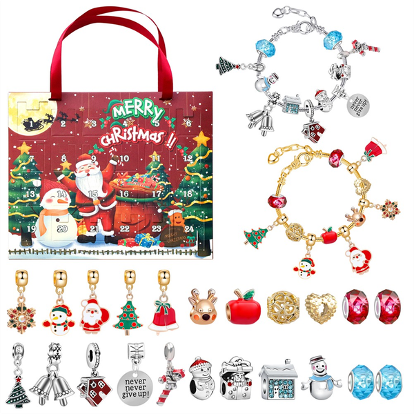 Christmas Calendar Jewelry Gift Box ,B