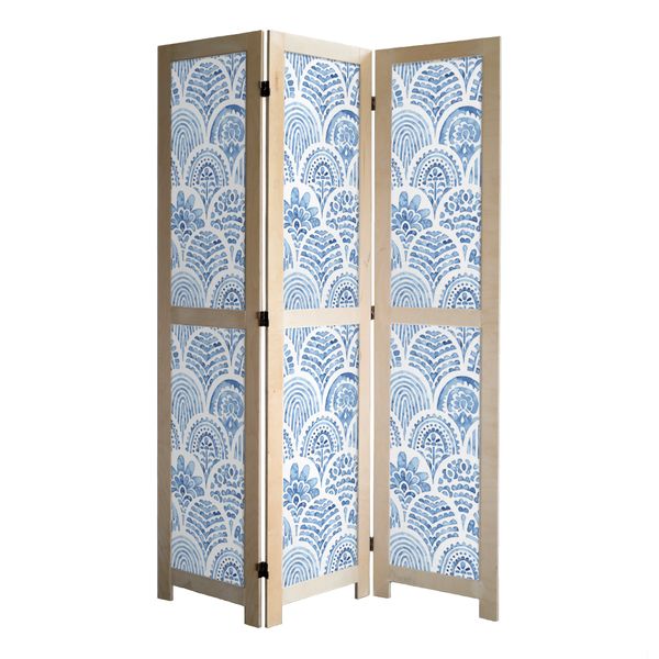 Cape Art Floral Waves Room Divider