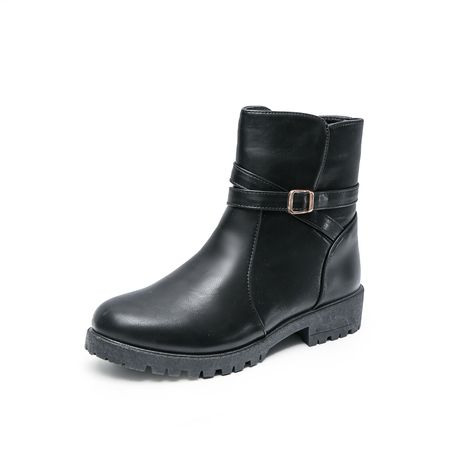 Ankle boots with hot sale zipper on side