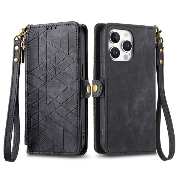 Flip Phone Cases Compatible With iPhone 16 Pro Max Leather Cover