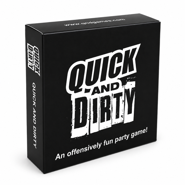 Quick and Dirty Party Card Game Adult Drinking Challenge Game Nights