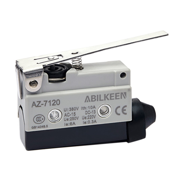 AZ-7120 Micro Limit Switch with Lever Arm - Industrial Grade (10A)