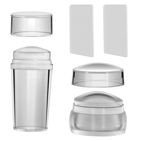 Clear Nail Stamper Tool Combo Set for DIY Nail Art - 4 Piece | Shop