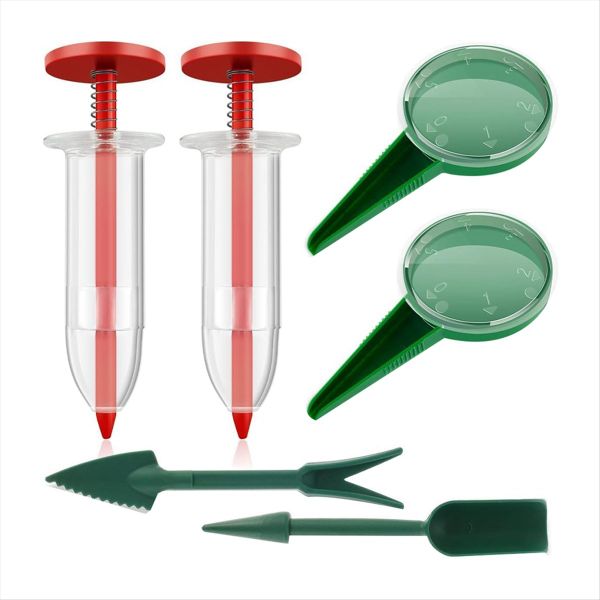 6 Pcs Mini Sowing Seed Dispenser Garden Seed Handheld Seed Planter