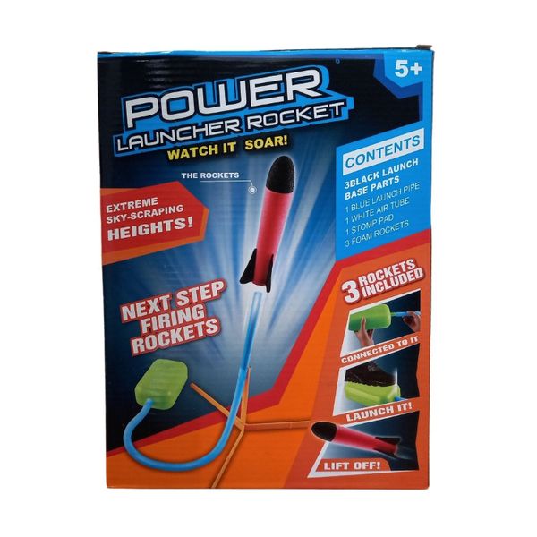 Power Foam Rocket Launcher 3 Piece