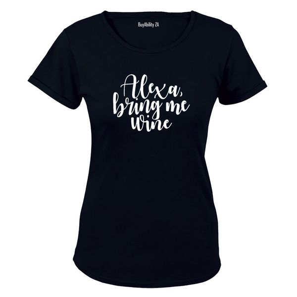 Alexa, Bring Me Wine - Ladies - T-Shirt