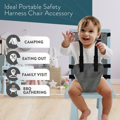 Portable baby chair online safety harness