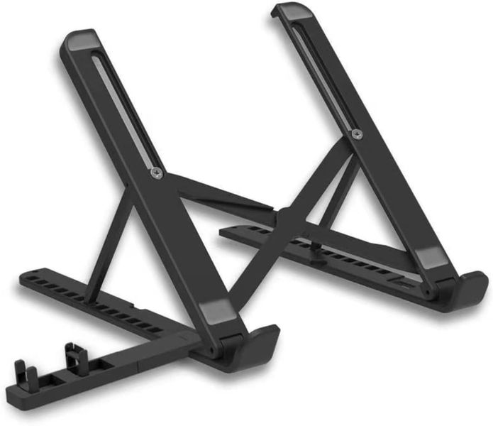 13 Level Laptop Phone Stand Holder Anti-Slip PC Riser Adjustable Foldable