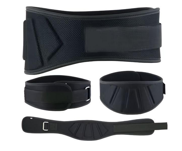 Padded Weightlifting Belt with Tapered Fit for Lifting Support - Medium