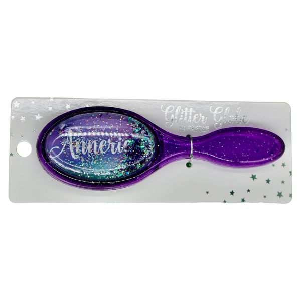 Glitter Globe Name Hairbrush - Annerie