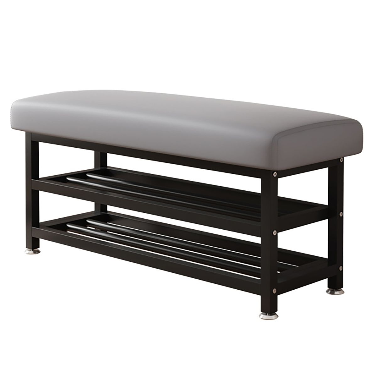 3-Layer Shoe Stool Shoe Rack Soft Sitting - Entryway & Hallway Use