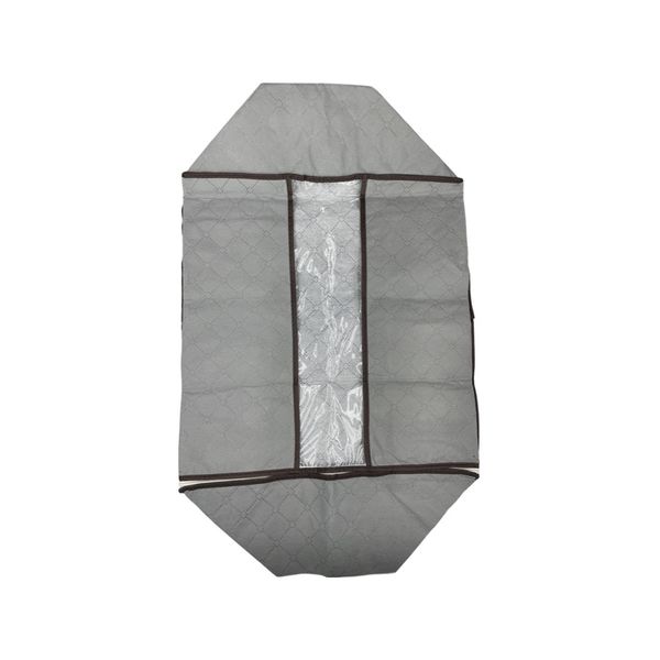 MXM Garment Bag With Zip Lock - Grey &amp; Brown
