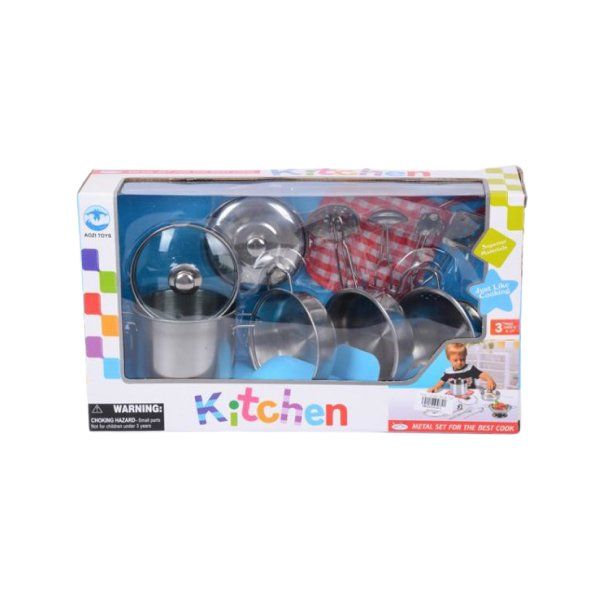 Metal Kitchen Pots And Pans Set