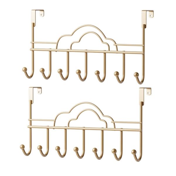 Shape Metal Gold Door Hanger