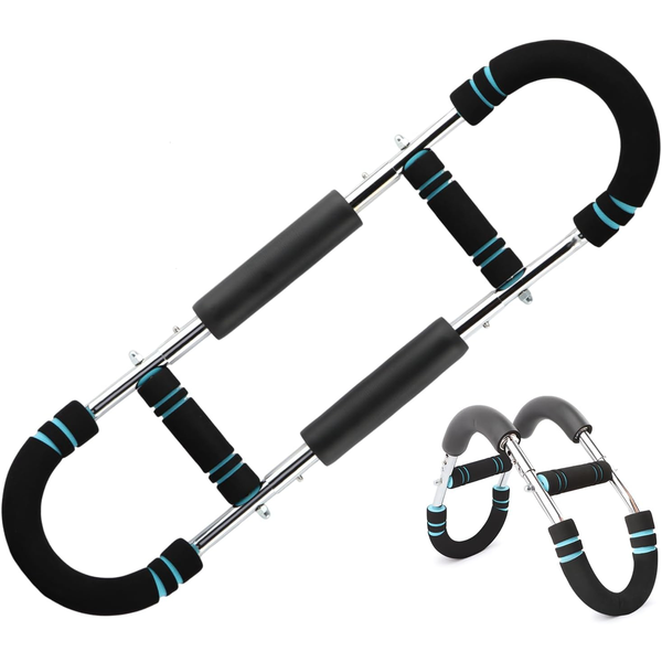 Twister Arm Trainer Chest Workout Equipment Forearm Power Exercise Bar 40KG