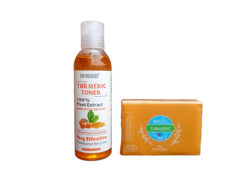 Dr. Meinaier Turmeric Toner &amp; Brillo Turmeric Soap