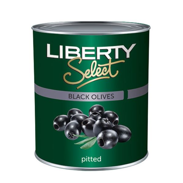 Liberty Select- Black Olives Pitted - 3kg
