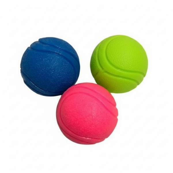 Durable Dog Balls: Chew Resistant, Floating Fetch Toys - 3 Pack