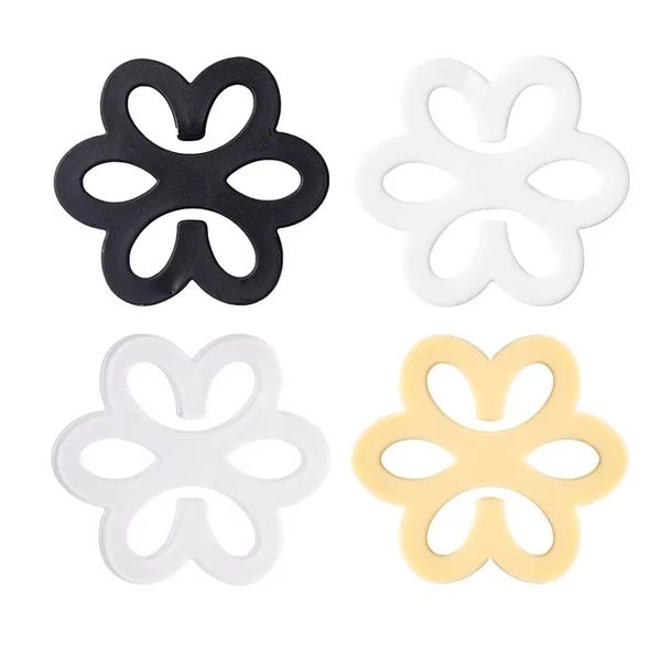 Flower Shaped Bra Strap Clips Non Slip Buckles Conceal Bra Straps