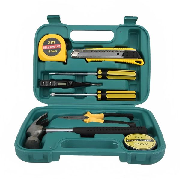 Car Repairing Kit Mixed Hardware Tools - 9 Piece
