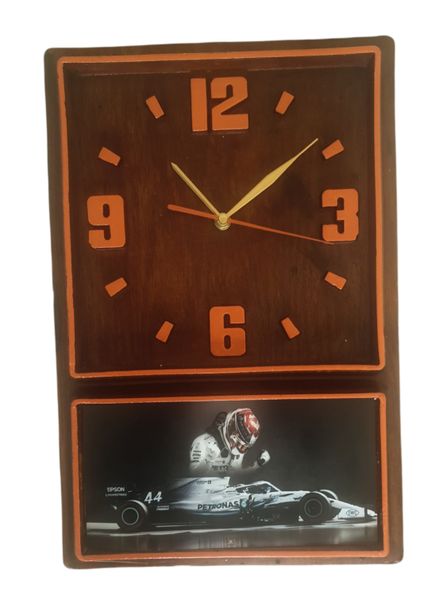 Retro Box Clock (Orange) Simply The Best Hamilton (14)