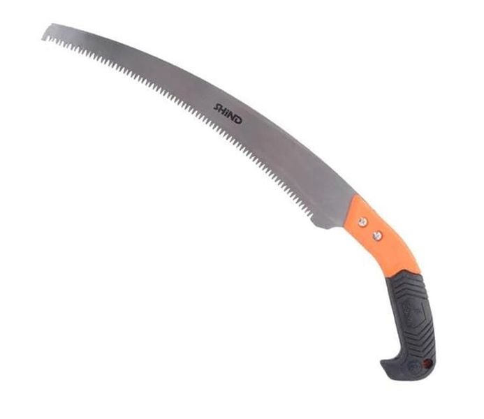 Plastic Handle Pruning Saw Steel Deep Sharpen Curved Teeth Wood