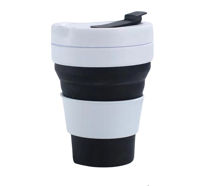BPA Free Collapsible Silicone Cup Portable Reusable Coffee Water Cup 475ML