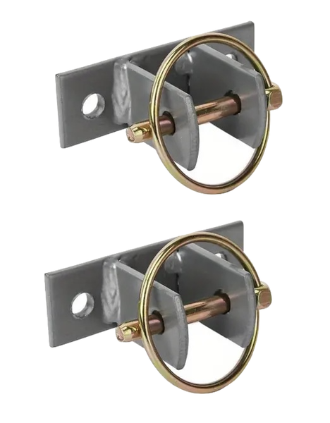 Pet DIY Wall Mounted Equestrian Bucket Hanging Hooks Set of 2- 8cm