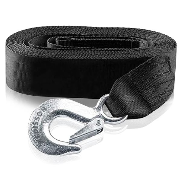 10000 lbs Tow Strap 5m 5T for Towing Vehicles, Boats and Jet Ski
