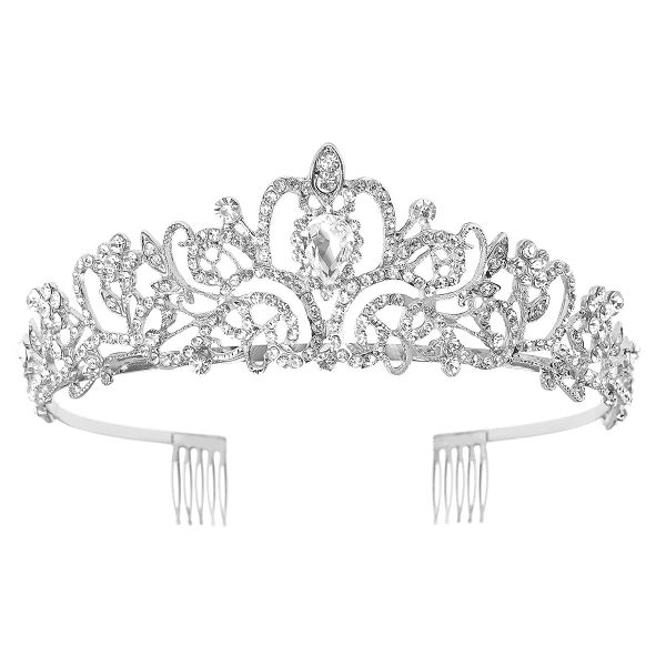 Tiara Crown Crystal Tiara For Woman Birthday Wedding Party