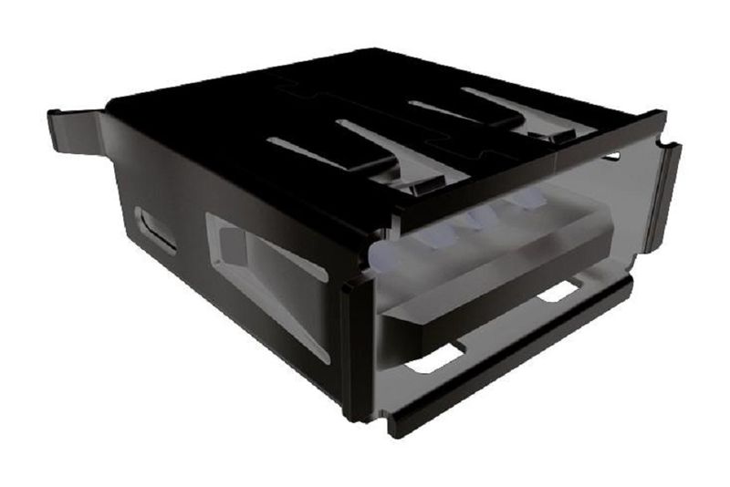 Samtec (USB-A-D-S-B-TH) USB Stacked Connector, USB Type A, USB 2.0