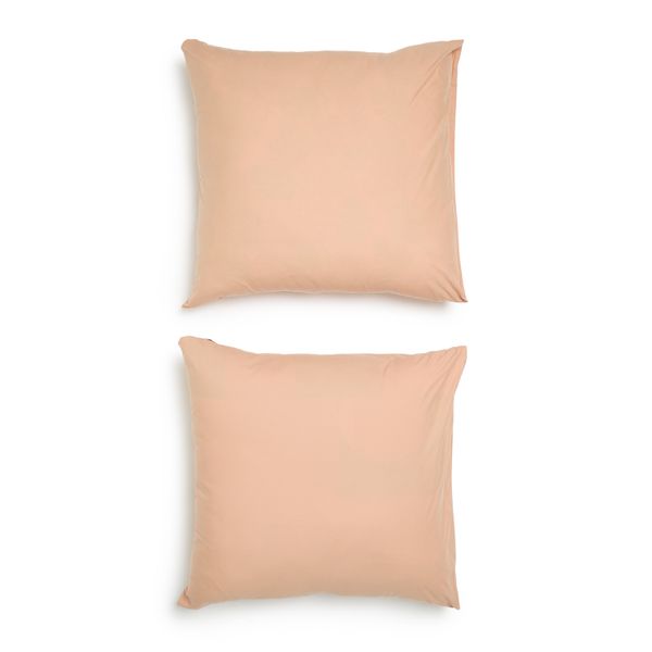 George &amp; Mason - 200TC Cotton 2 Pack Continental Pillowcases - Cork