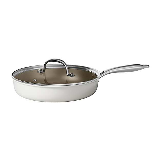 A Set Of Titanium Ceramic Non Stick Pans And Deep Fryers