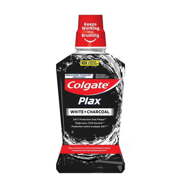 Colgate Plax Charcoal Whitening Mouthwash - 500ml