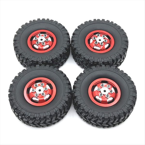 4 Pc Replace Tire Wheel for Mnmodel 1/12 Mn82 Lc79 Mn78 D90 D91 99S B