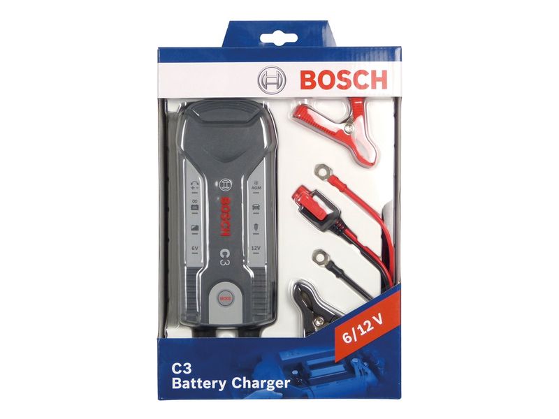 BOSCH C3 Battery Charger - 6/12V-230V/50Hz
