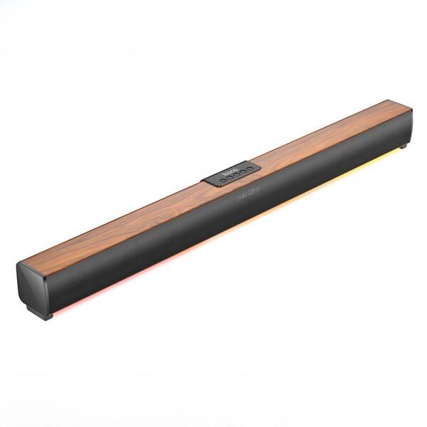 DS56 Bamboo atmosphere light sound bar speaker