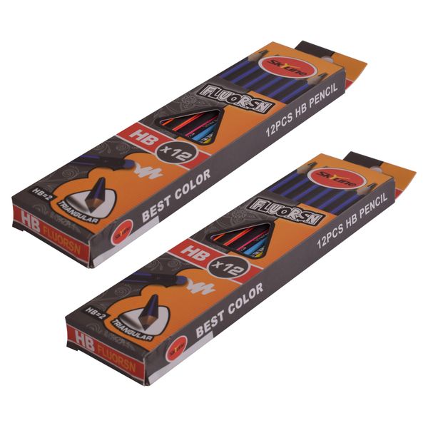 Marco 12-Piece HB Pencil Set [2-Pack]