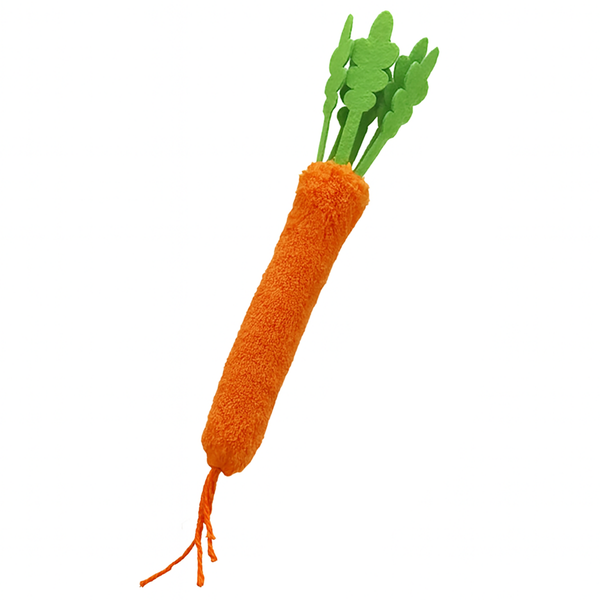 Realistic Carrot Catnip Chew Toy for Cats