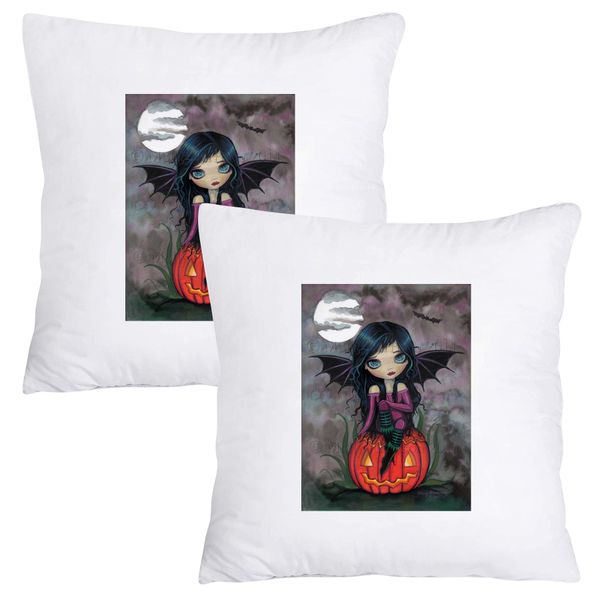 Scatter Cushion Cover Set (50cmx50cm) - Pumpkin Pixie