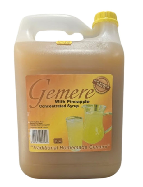 Gemere Concentrated Syrup With Pineapple - 5 Litre