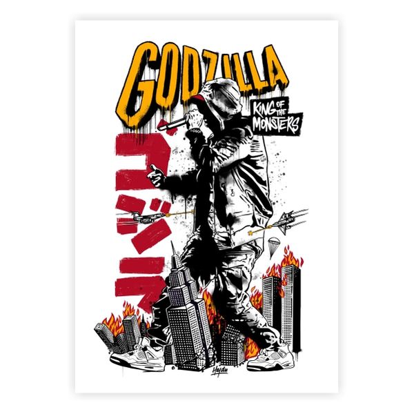 Eminem Godzilla Fan Art -A1