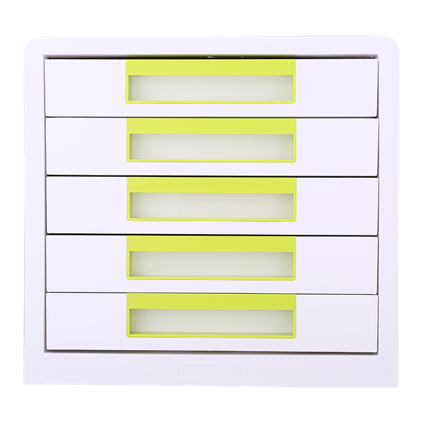 DELI File Cabinet - 5 Drawers - Green