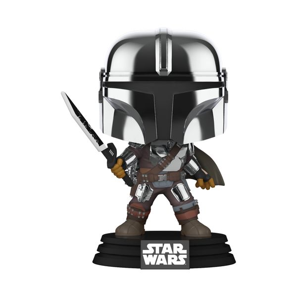 Funko Pop!:Star Wars-The Mandalorian With Dark Saber