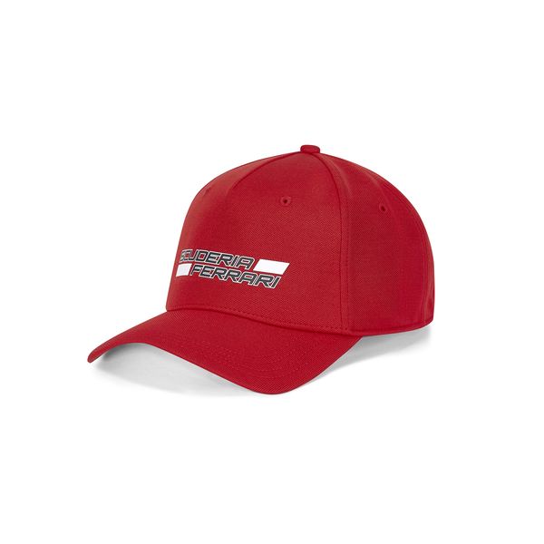 Scuderia Ferrari Kids Logo Baseball Cap Red