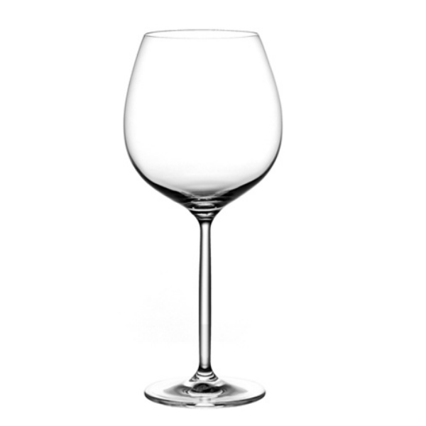 Wine Glass Crystal Danube Melodic Burgundy 740ml , set of 6