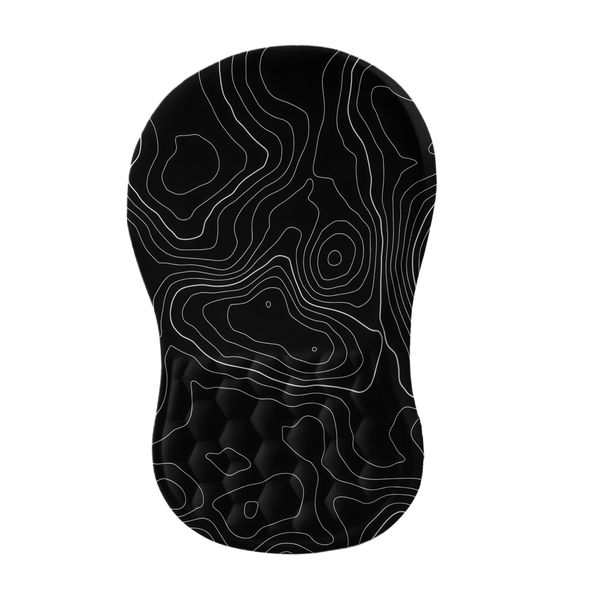 Ergonomic Mouse Pad Wrist Support-Memory Foam Slope Massage Bulge